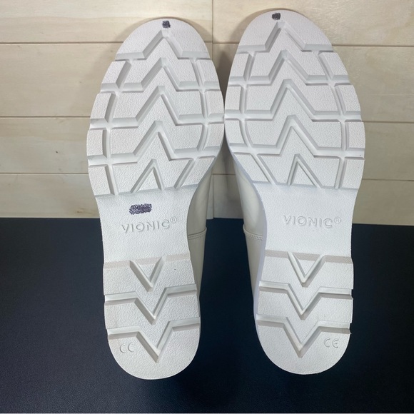 Vionic Willa Wedge Cream White Women's Size 8 Orthopedic Shoes Patent Leather - Picture 9 of 12